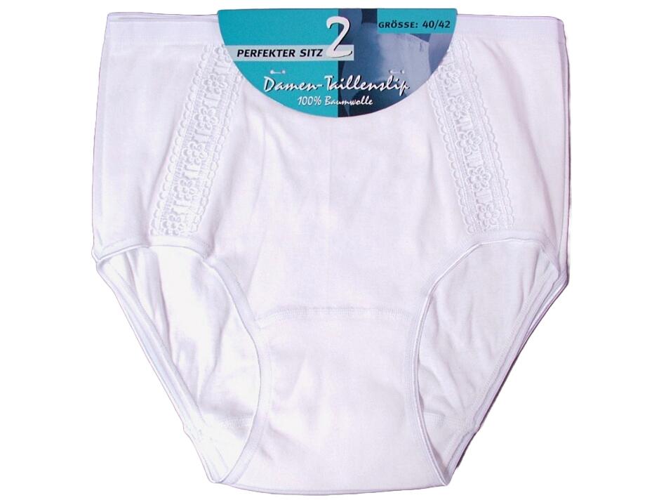 Damen Slip 2er Pack 40/42-52/54 VE 25