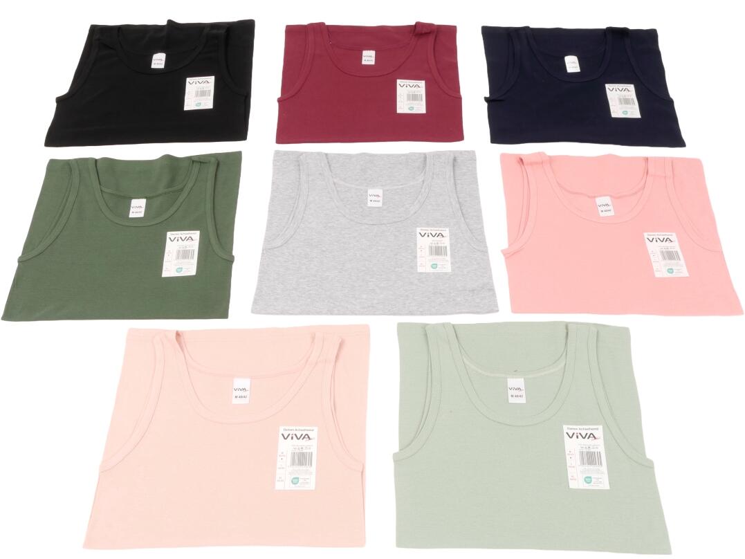 Da. Achselhemd Feinripp gekämmt M - XL VE 24