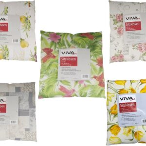 Stuhlkissen 2er Pack mit 4 Punktsteppung VE 16