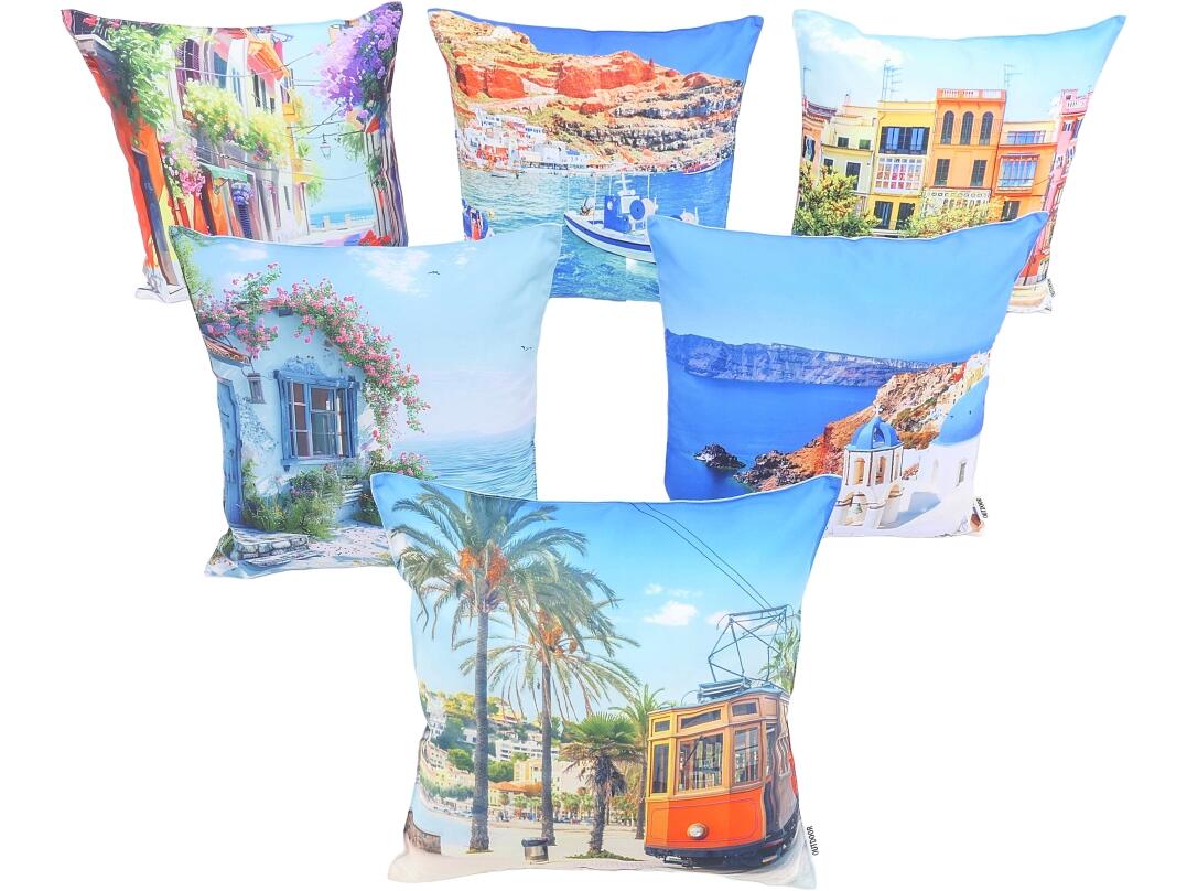 Dekokissen OUTDOOR "Mediteran" 45 x 45 cm VE 12