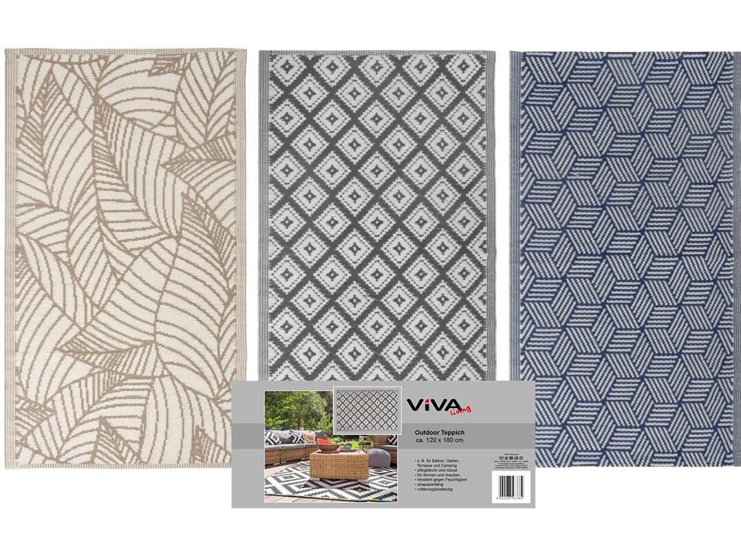 Outdoor Teppich 120 x 180 cm VE 12