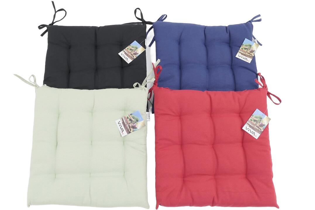 Sitzkissen 40 x 40 x 5 cm 9 Punktesteppung VE 16