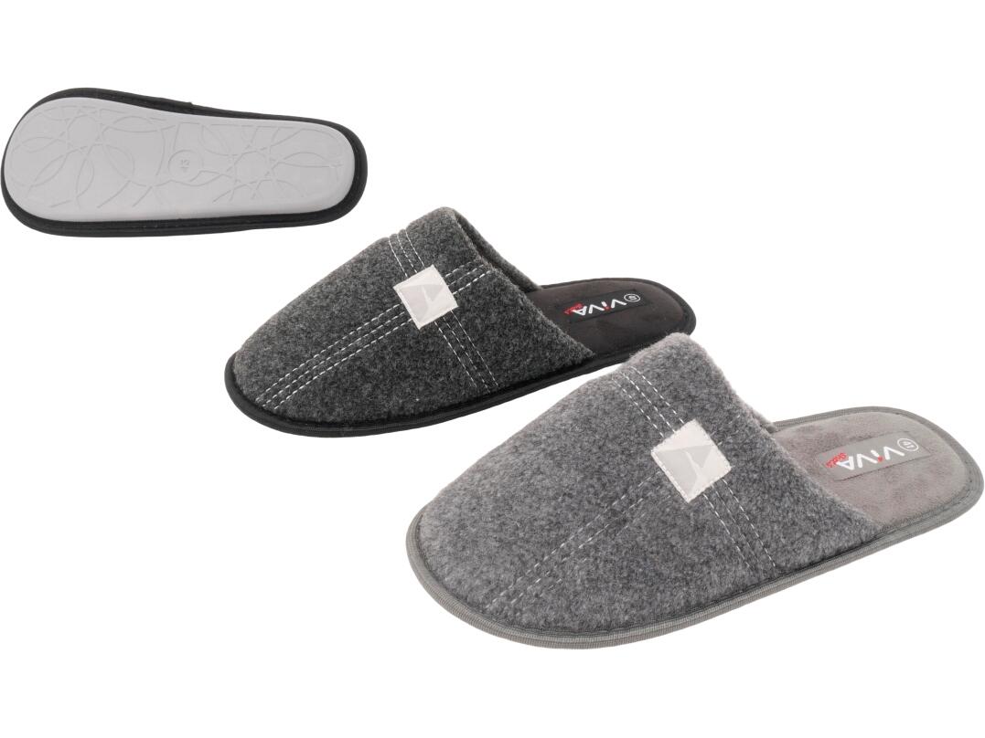 He Hauspantolette Filz 41 - 46 VE 12