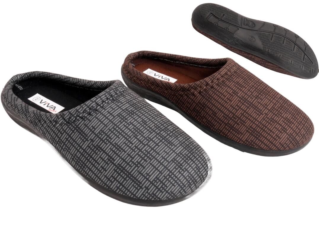 He Hauspantolette Bouclé Optik 41-46 VE 12