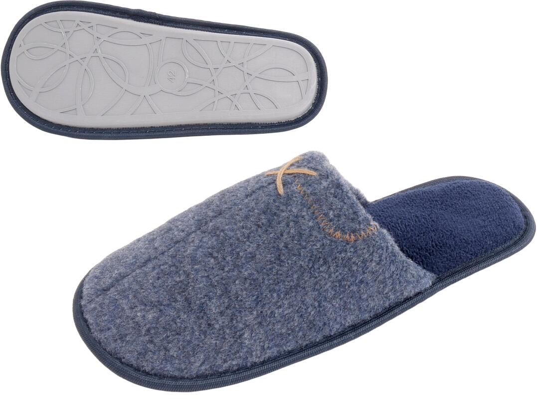 He Hauspantolette Filz 42 - 46 VE 12