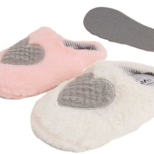 Da Plüschpantolette "Herz" 36 - 41 VE 12