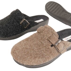 Da Hauspantolette Filz PU Sohle 36 -41 VE 12