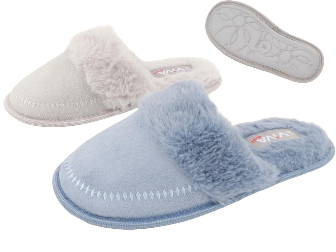 Da Hausschuh Fellbesatz 36-41 VE 12