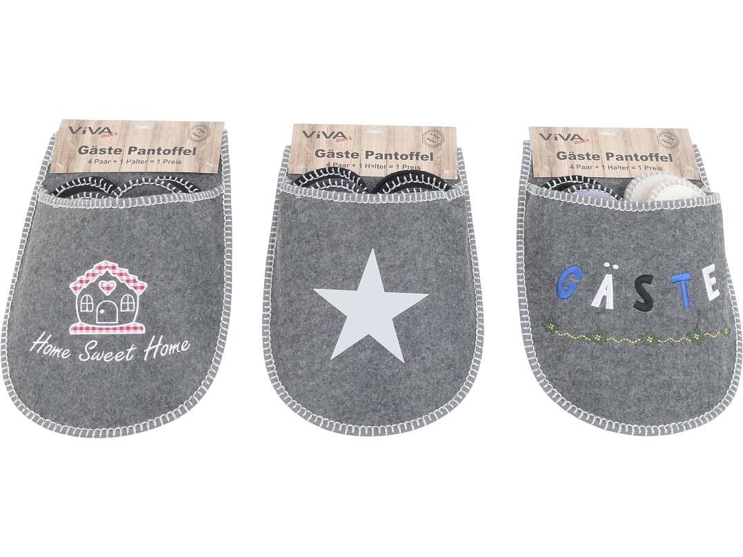 Gästepantoffel 4er Pack VE 10
