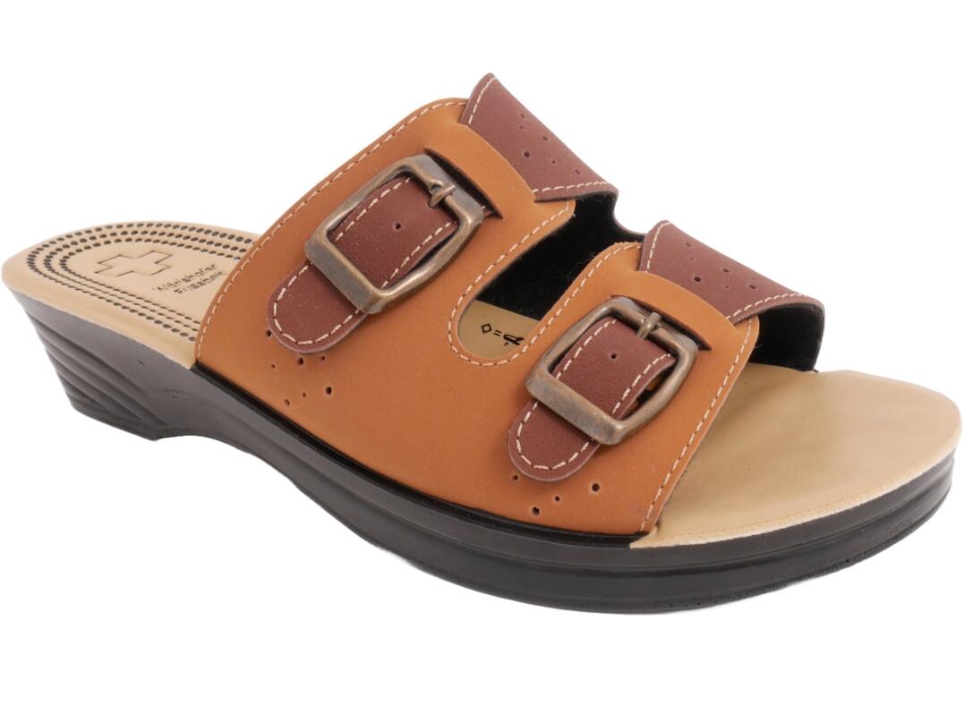 Da Pantolette 2 Schnallen 36-41 VE 18