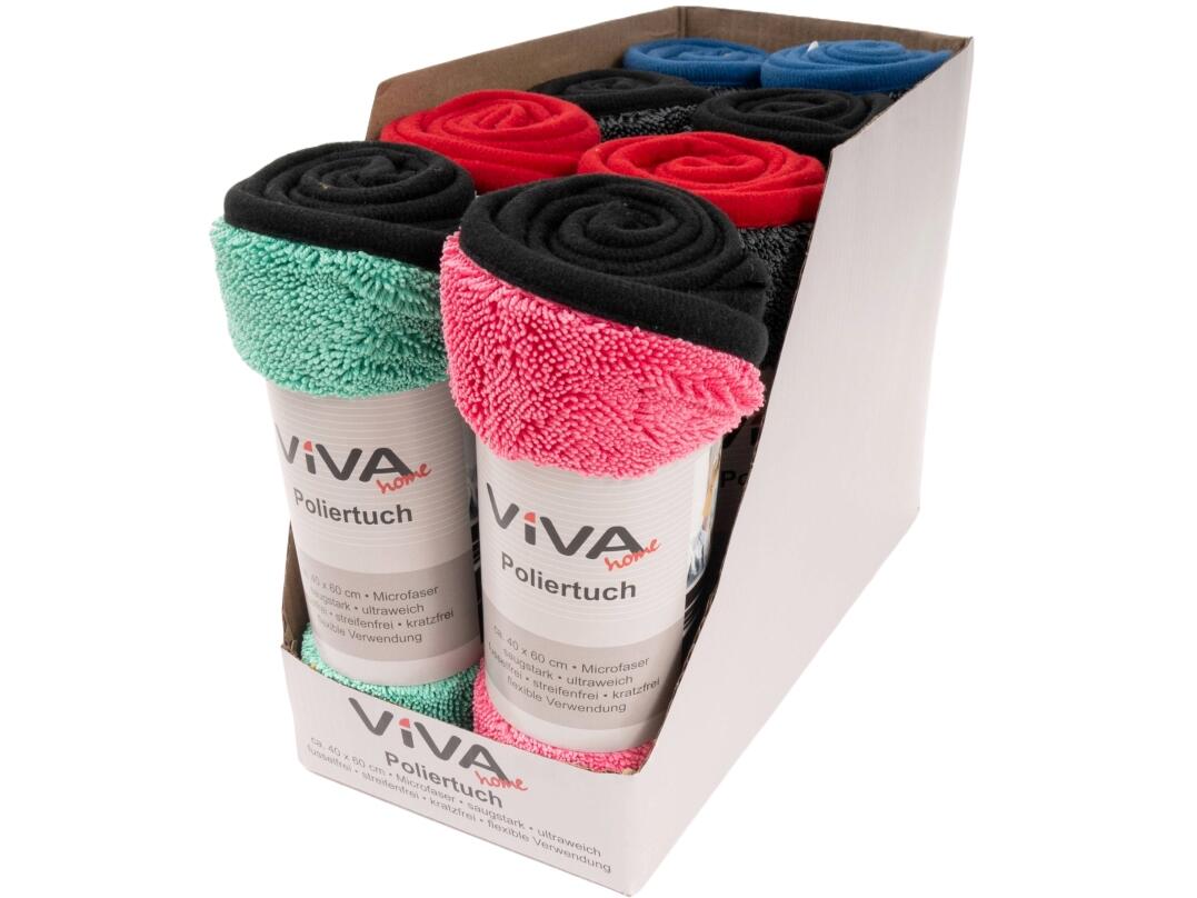 Microfaser - Poliertuch 40 x 60cm, VE 24