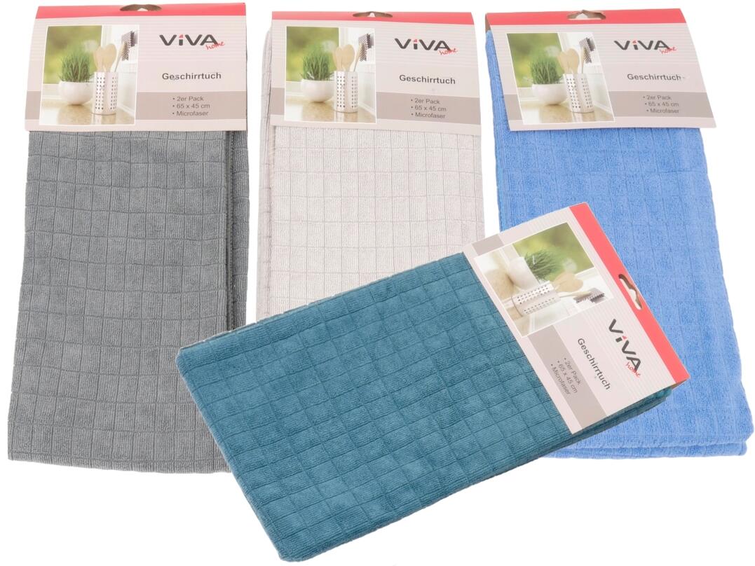 Geschirrtuch 2er Microfaser VE 36