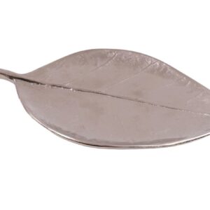 Blatt aus Alu 31,5 x 16 cm silber VE 24