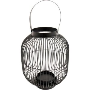 Windlicht mit Henkel aus Metall VE 4