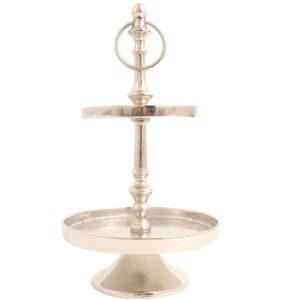 Etagere rund Aluminium 37,5 cm VE 6