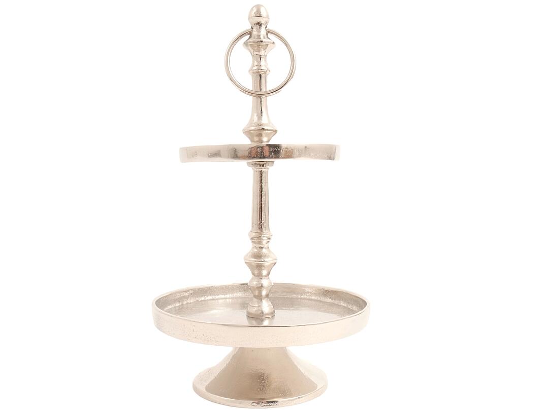 Etagere rund Aluminium 37,5 cm VE 6