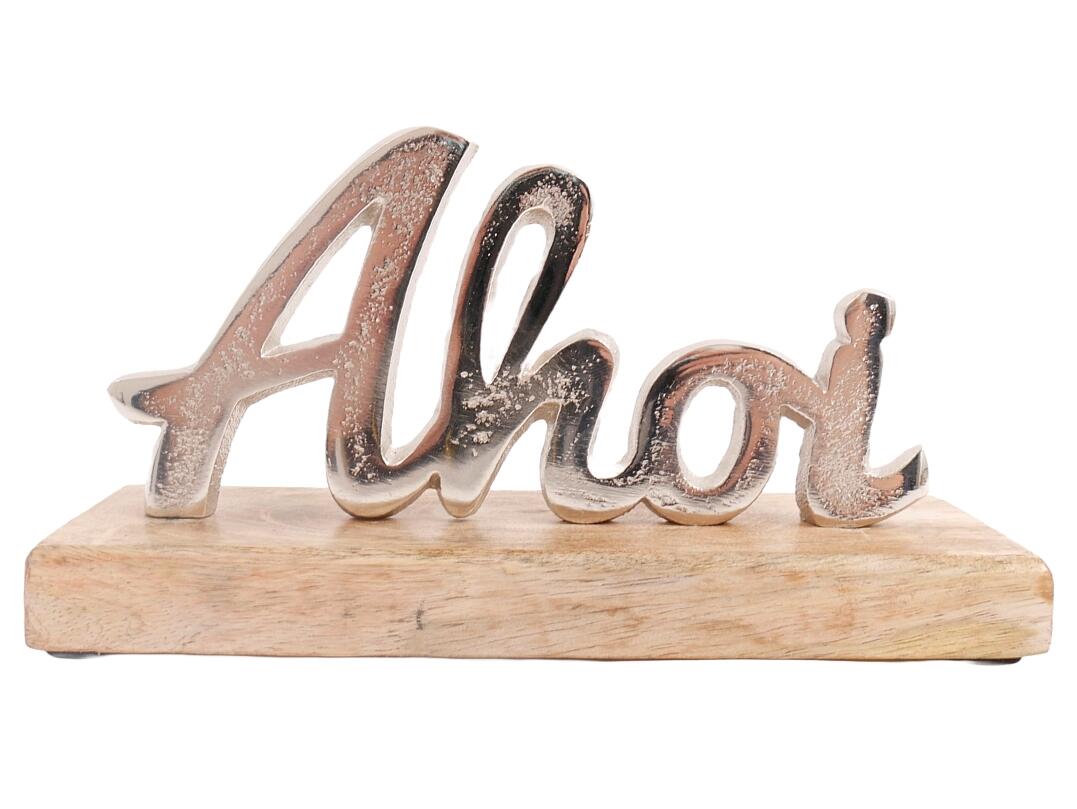 Schriftzug Ahoi 24 cm VE 16