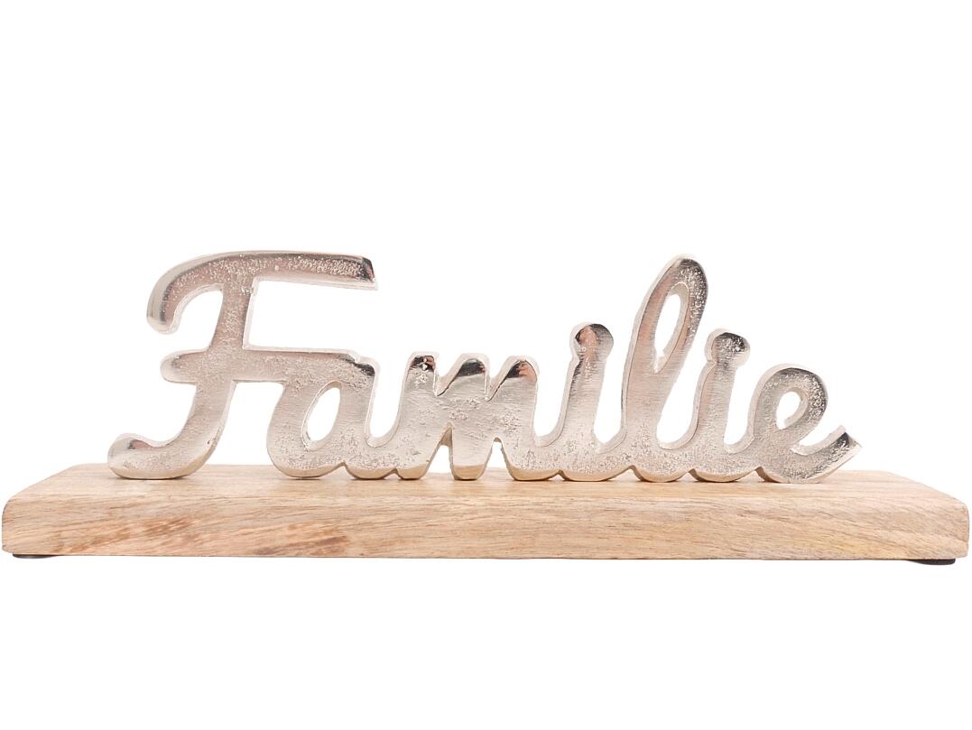 Schriftzug Familie 26 cm VE 24