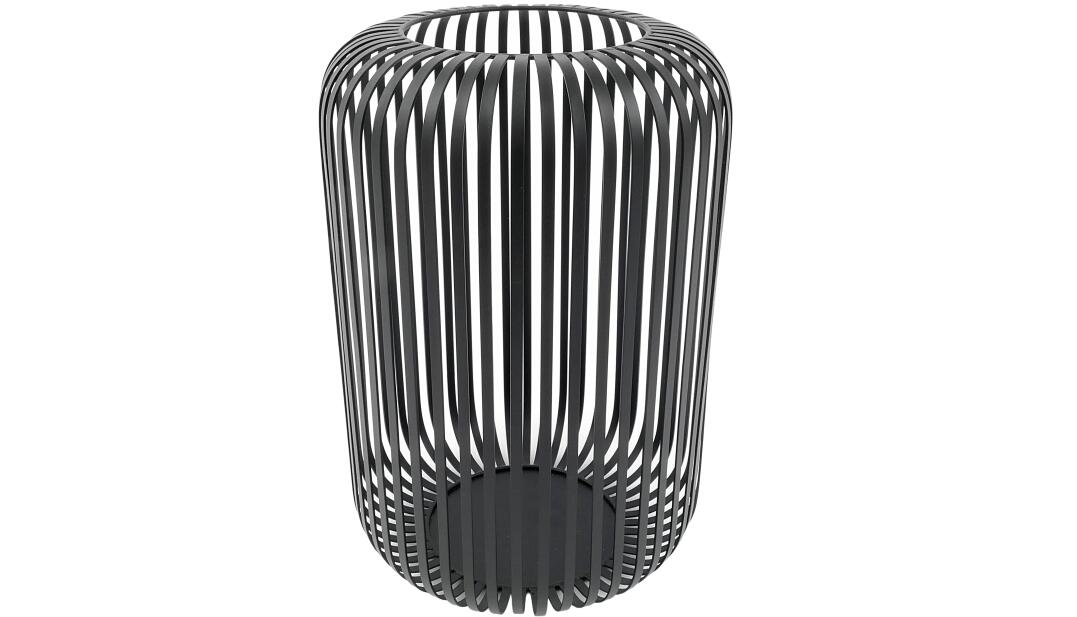 Windlicht Metall schwarz VE 1