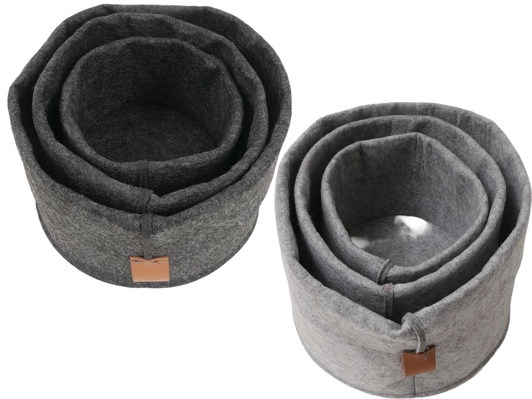 Aufbewahrungsset " Filz" 3tlg. VE12/6