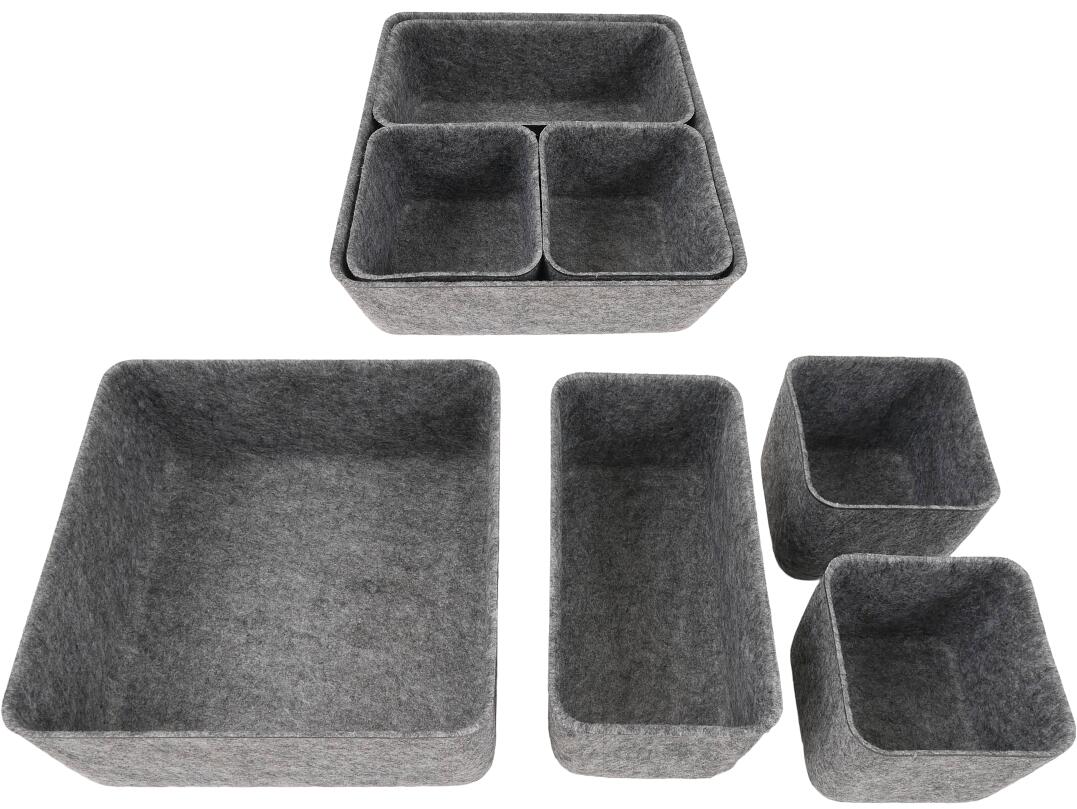 Aufbewahrungsset "Filz" 4tlg. VE 12