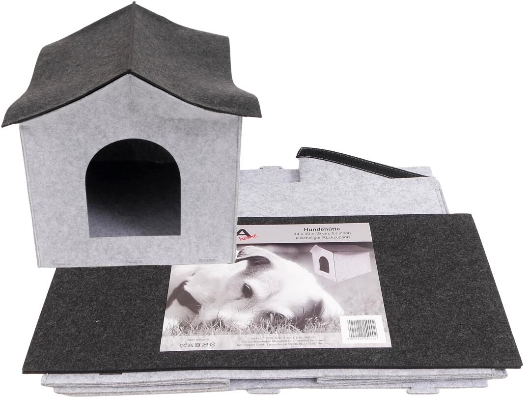 Hundehütte aus Filz ca. 44 x 40 x 49 cm VE 6