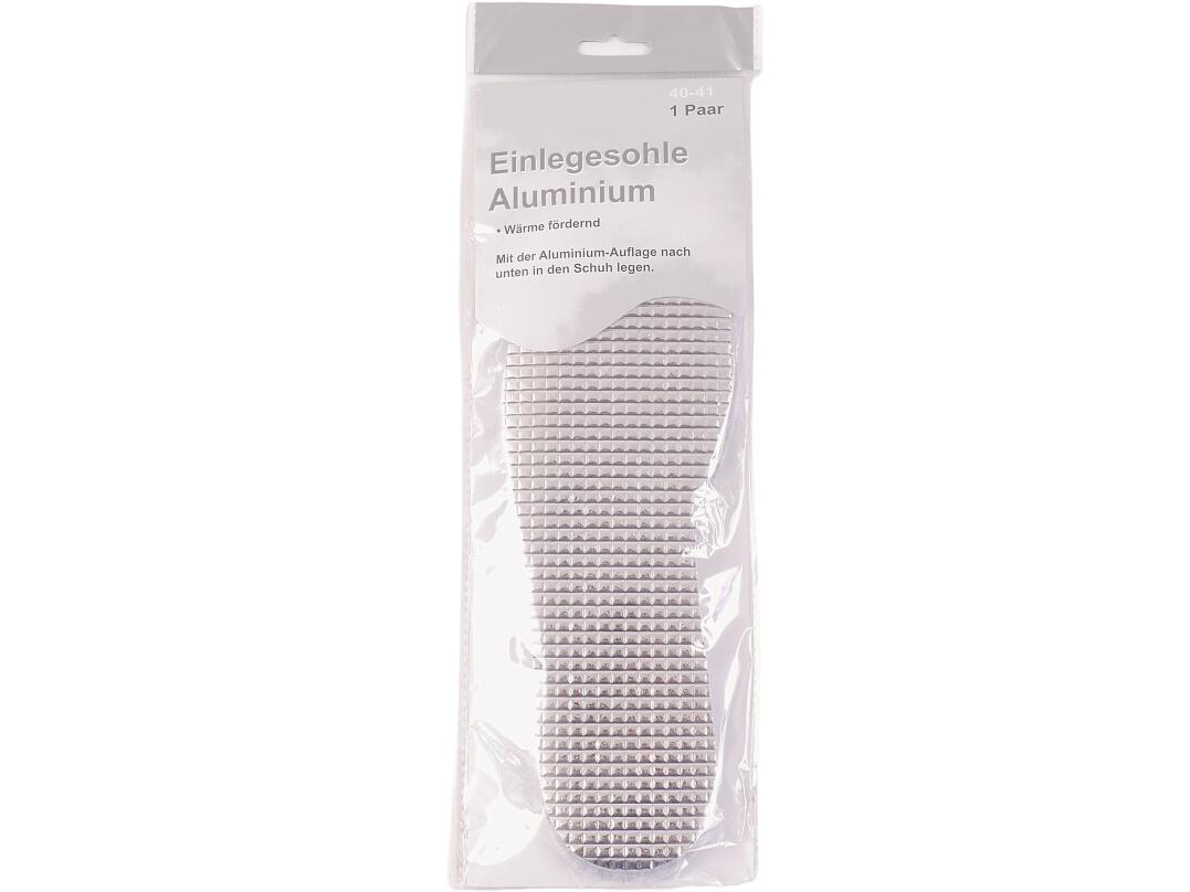 Einlegesohle Aluminium 36/37 - 44/45 VE 120