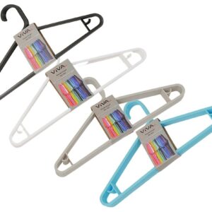 Kleiderbügel 8er Vollkunststoff 40,5 x 20 cm VE 36