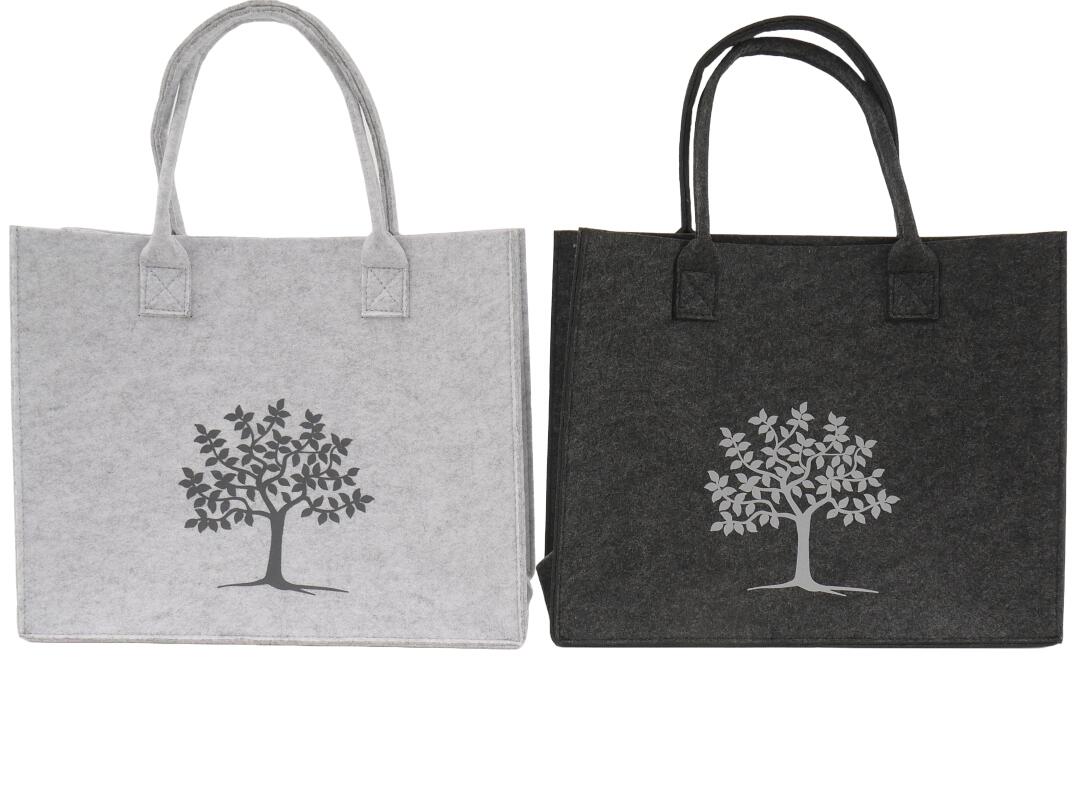 Filztasche Druck " Lebensbaum" 35 x 15 x 28cm VE24