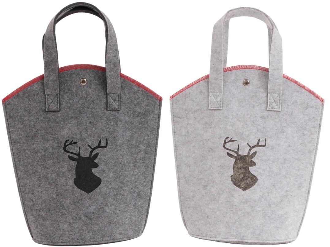 Einkaufstasche Filz ca. 30 x 15 x 40 cm VE 24