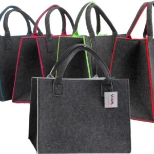 Einkaufstasche Filz ca. 35 x 20 x 28 cm VE 12 / 6
