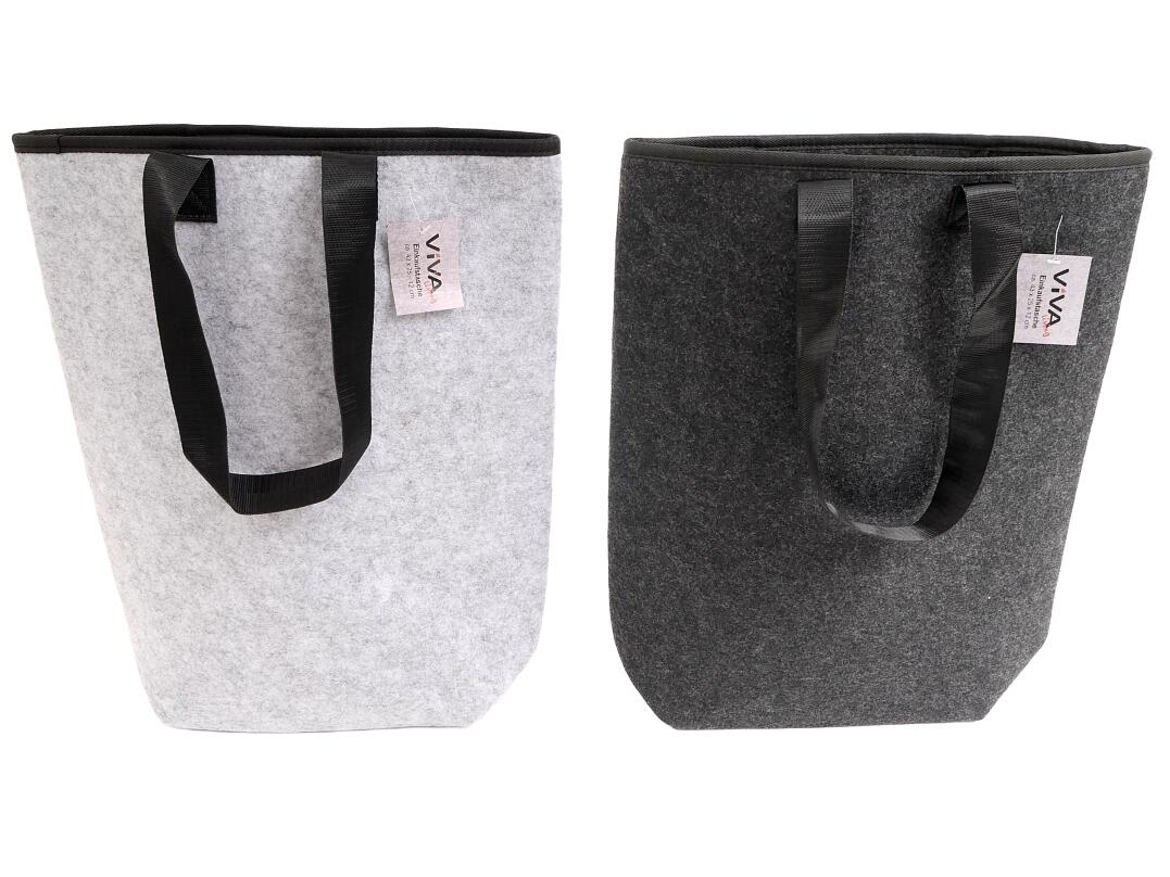 Einkaufstasche aus Filz 43 x 25 x 12 cm VE 12