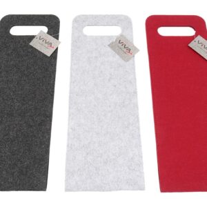 Flaschenbeutel aus Filz uni ca. 42 x 15 cm VE 96