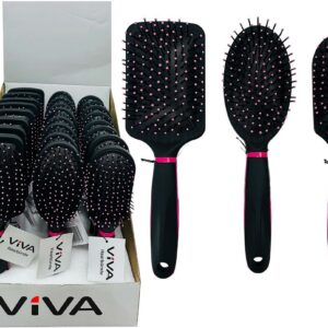 Haarbürste 3fach sortiert im Display VE 48