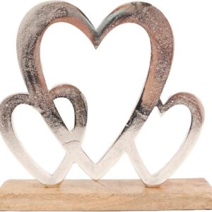 Dekoherzen 23 x 5 x 21,5 cm VE 24