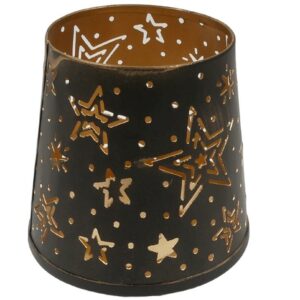 Windlicht Sterne 11 x 10,5 cm VE 24