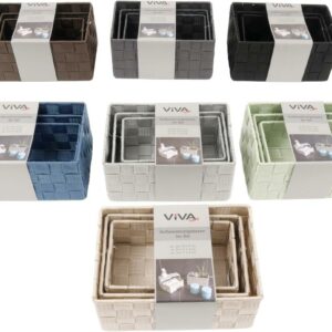 Aufbewahrungsbox 3er Set mit Banderole VE 12