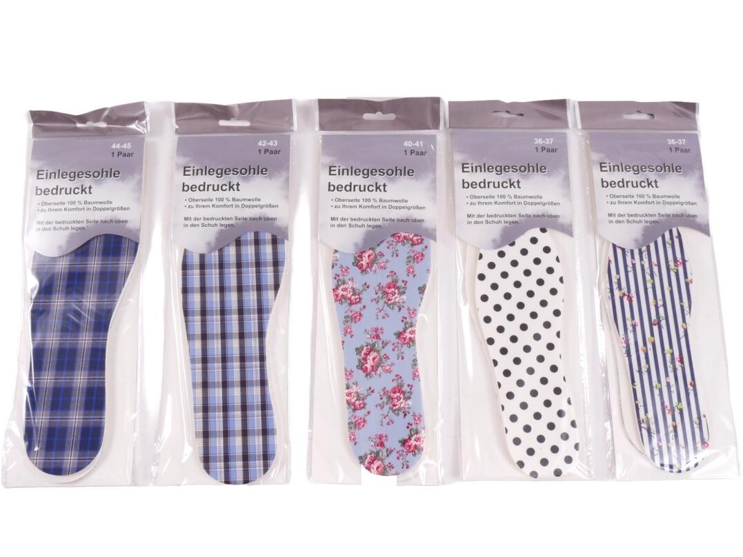 Einlegesohle bedruckt VE 120