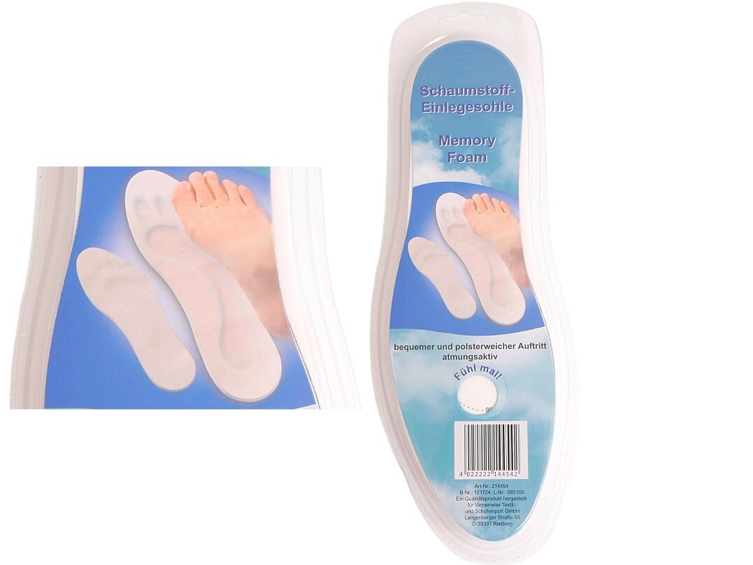 Einlegesohle Memory Foam VE 120