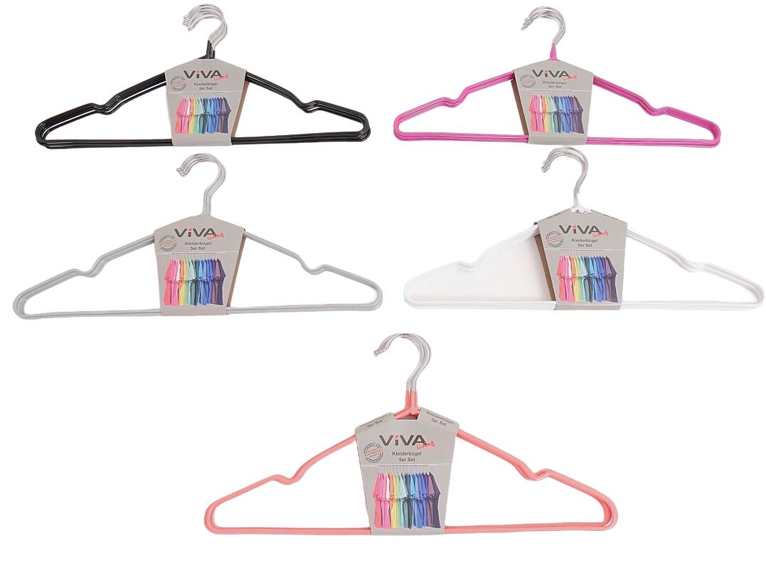 Kleiderbügel 5er ca. 40 x 19 cm antirutsch VE 24