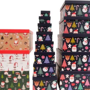 Geschenkbox "Weihnachtsmann 1" 13er VE 4