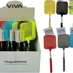 Fliegenklatsche mit Teleskopgriff im Display VE 96