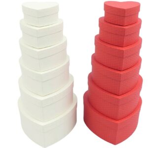 Geschenkbox Herzen 6er Set VE 12