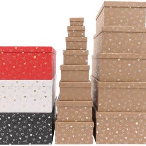 Geschenkbox "Herzen" 13er VE 4