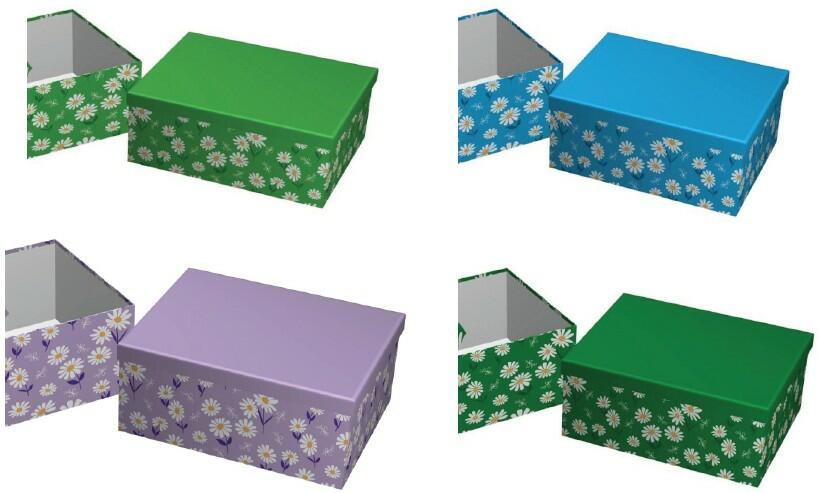 Geschenkbox "Gänseblümchen" 13er VE 4