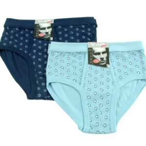 He Slip 2er 5 - 9 100 % gek Baumwolle VE 48