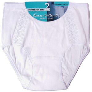 Damen Slip 2er Pack 40/42-52/54 VE 25