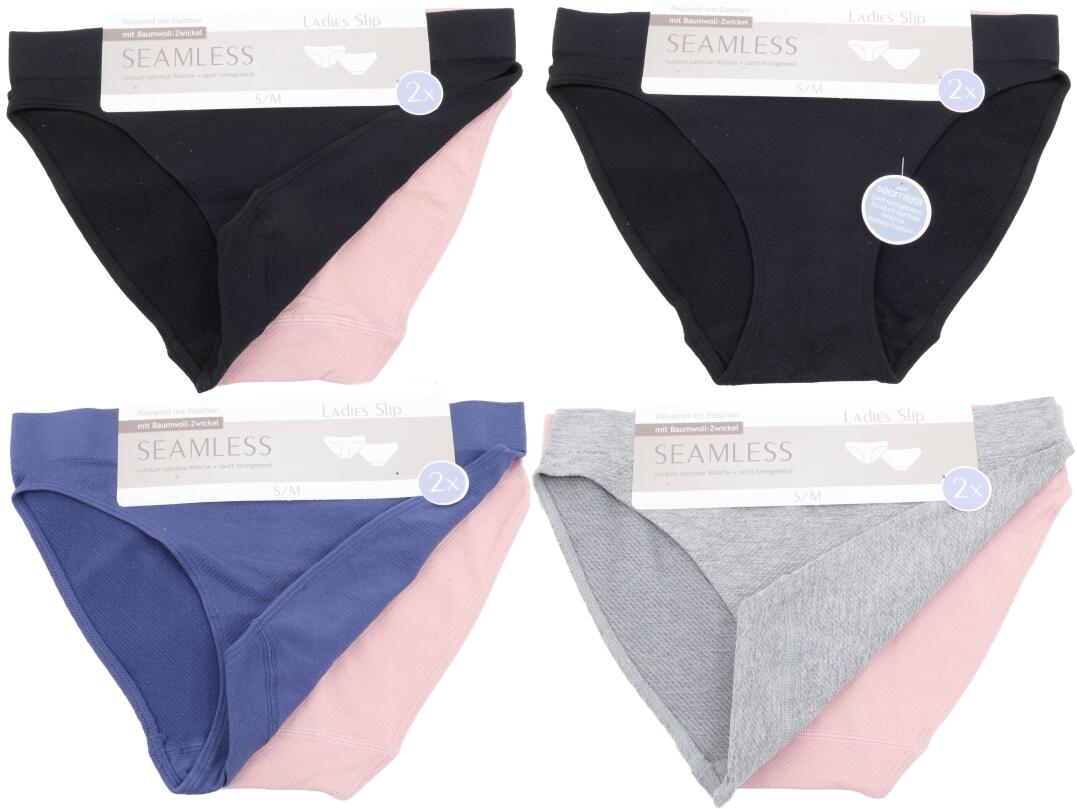 Da Bikini Slip 2er Seamless 10150 VE 30