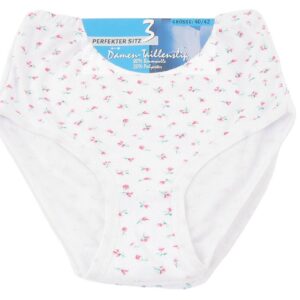 Da Frottee Slip Blümchendruck 3er VE 50