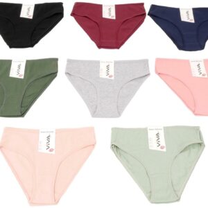 Da. Bikinislip 2er, Feinripp gekämmt M - XL VE 24